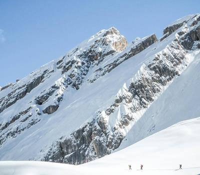 Skidurchquerung Dolomiten