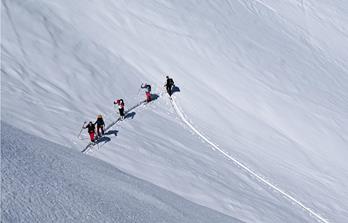 Skitouren Passo San Pellegrino - Kurz & Deftig