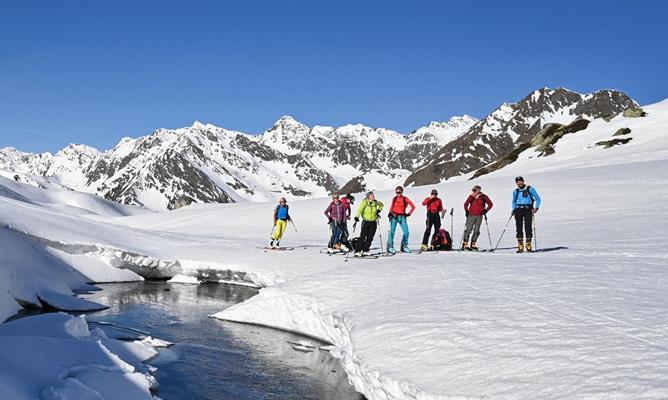 Skitouren Timmelsjoch - Über dem Tal mit Martin Abler