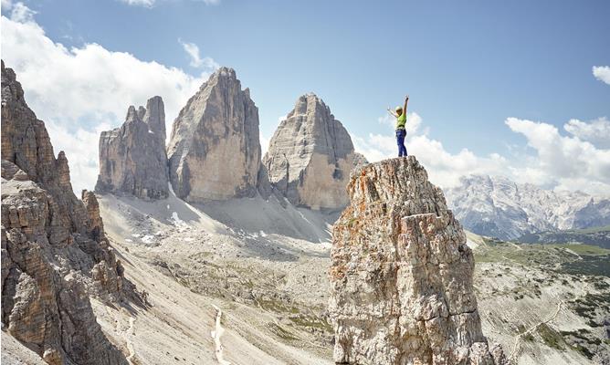 Arrivata in alto