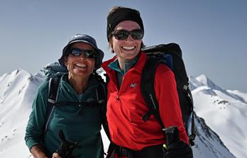 Skitouren Timmelsjoch - Über dem Tal